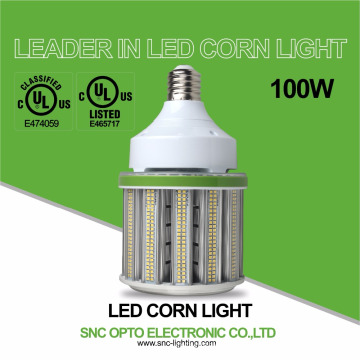 100w UL LED corn lamp 120-130lm/w SNC new deign up lighting shorter length widely used in warehouse, garage 5 years warranty